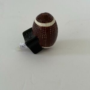 Nora Fleming TOUCHDOWN! - FOOTBALL 2" Mini Black Tee A46